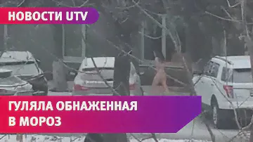В Уфе по улицам прошлась обнаженная девушка