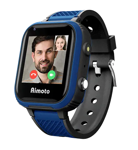 Aimoto Indigo Умные часы 4G с видеозвонком и мощной батареей (черный) 9500102-2