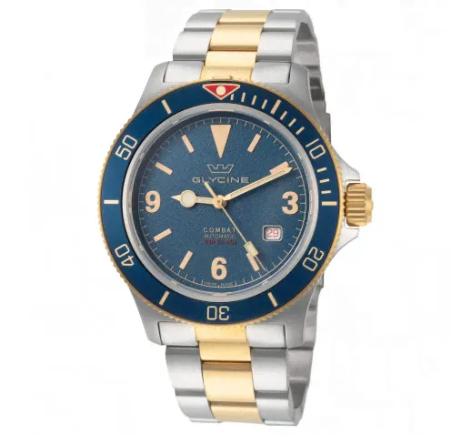 Glycine Combat Sub Vintage Механические Швейцарские Мужские Часы - GL0262-0