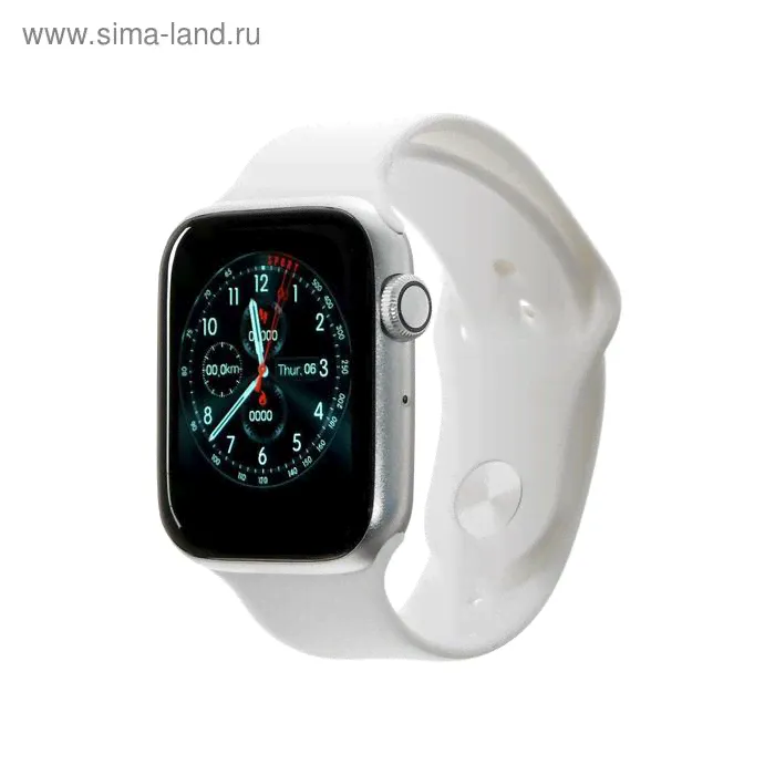 Смарт-часы Jet SPORT SW-4C, цветной дисплей 1.54", Bluetooth 4.0, IP54, серебристые-0