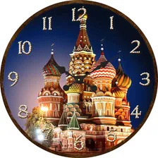Храм В.Б.С. 470d Настенные Часы со стразами Михаил Москвин*