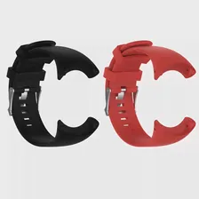 Ремешок силиконовый для наручных часов Suunto Core, спортивные часы черного цвета (art.: 3920c1e59fe06)